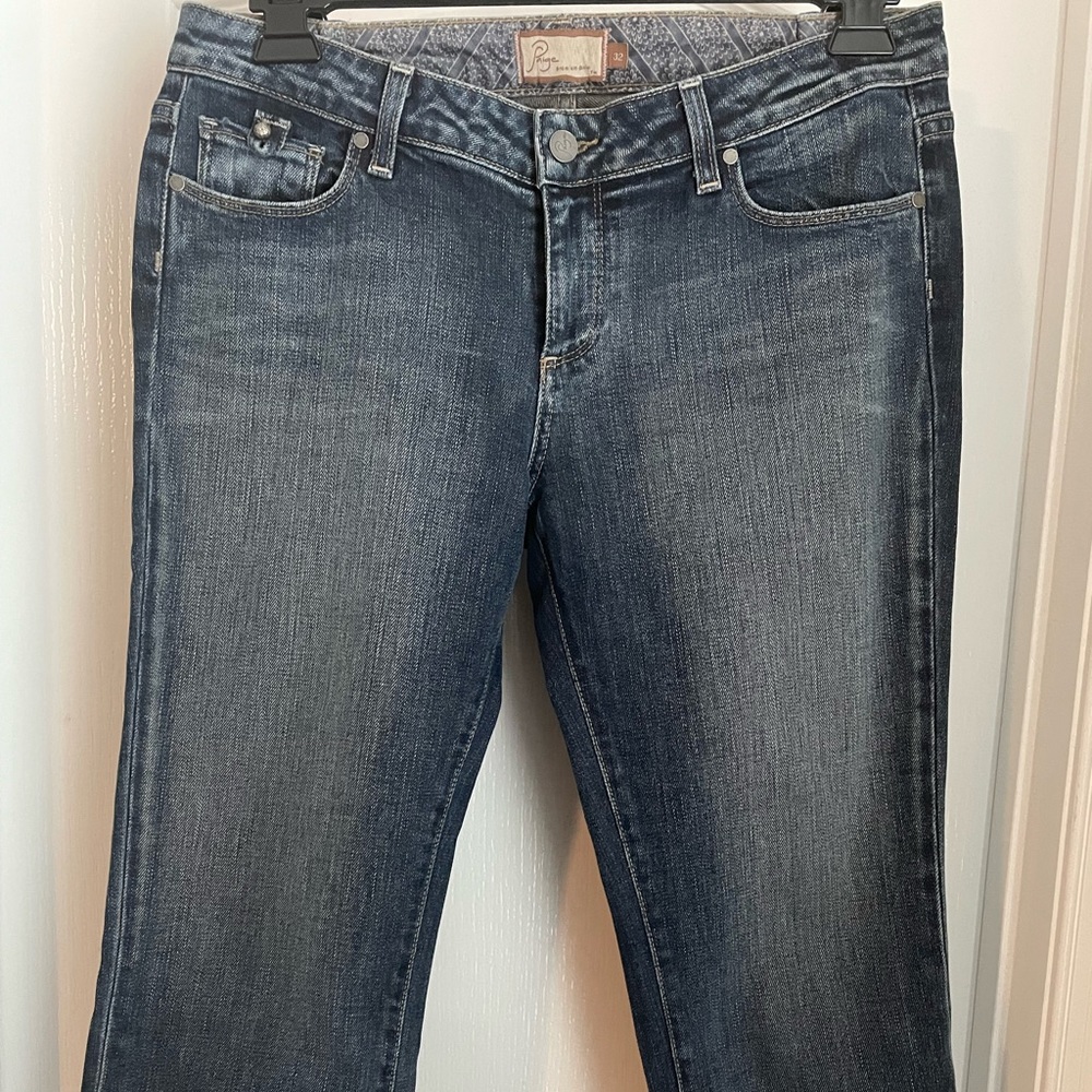 Paige Premium Denim Curson cuffed cropped jeans sz 32